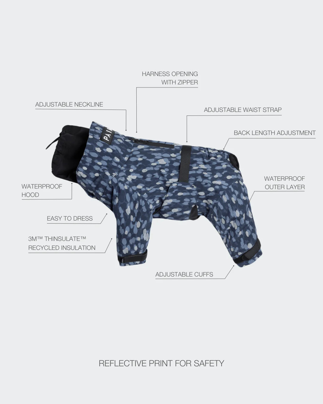PAIKKA Winter Suit blue