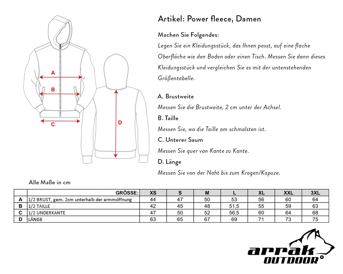 ARRAK - Powerfleece Lady