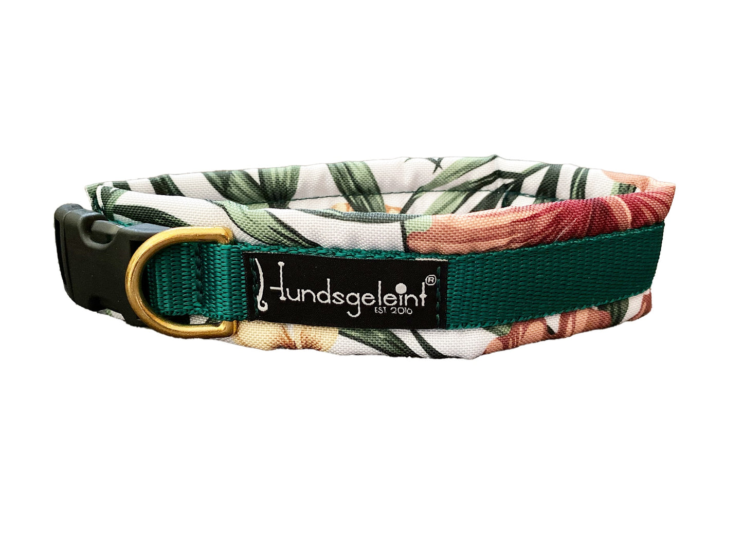 Halsband dunkelgrün Zugstopp
