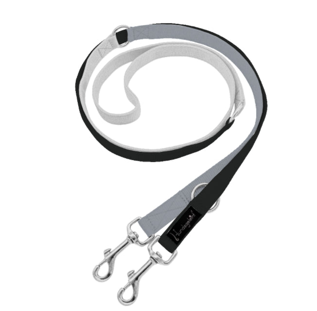 Gurtbandleine Classy schwarz/grau