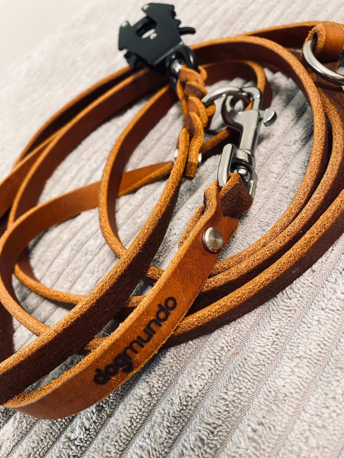 dogmundo Safe Fettleder Führleine