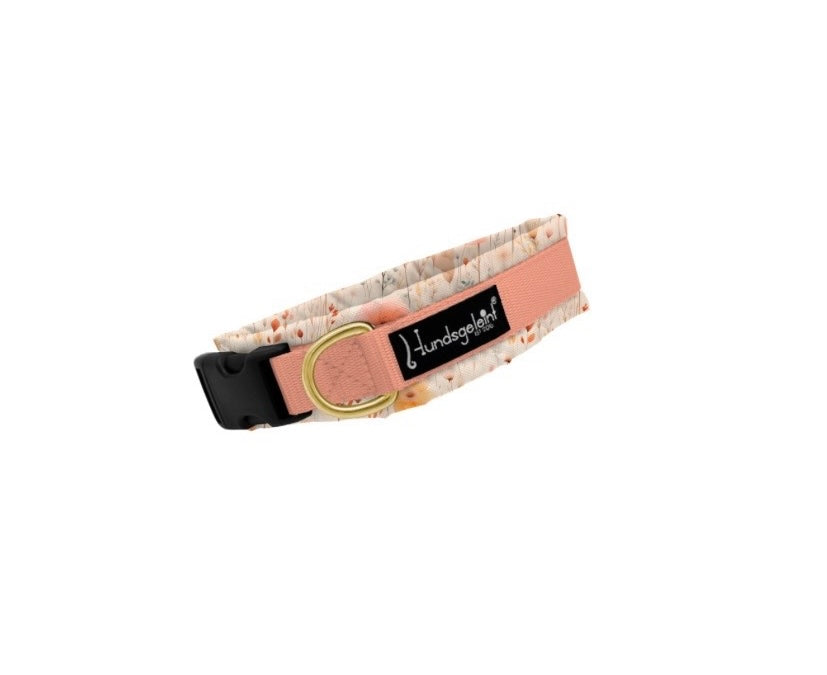 Halsband peach mit Schnalle