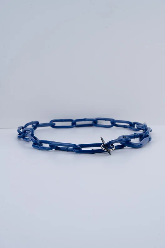 Karabinerkette für Hunde - Langgliedriges Kettenhalsband