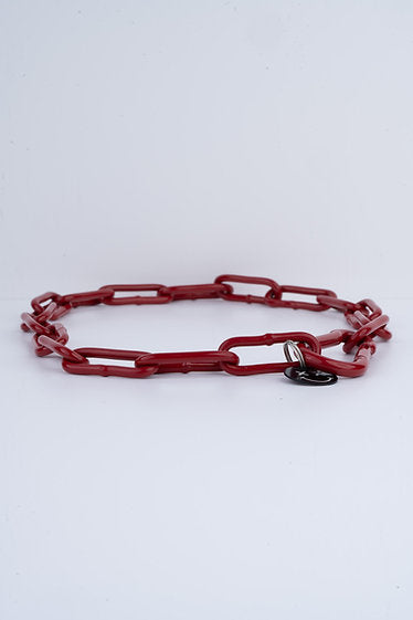 Karabinerkette für Hunde - Langgliedriges Kettenhalsband