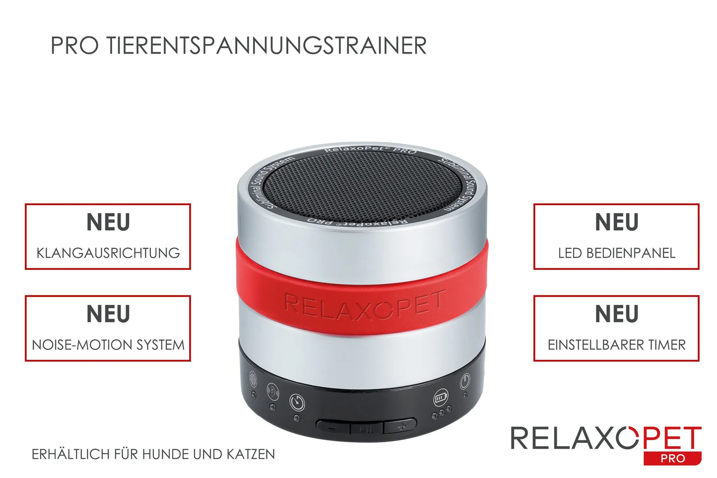 RelaxoPet Pro - Tierentspannungs-Trainer für Hunde