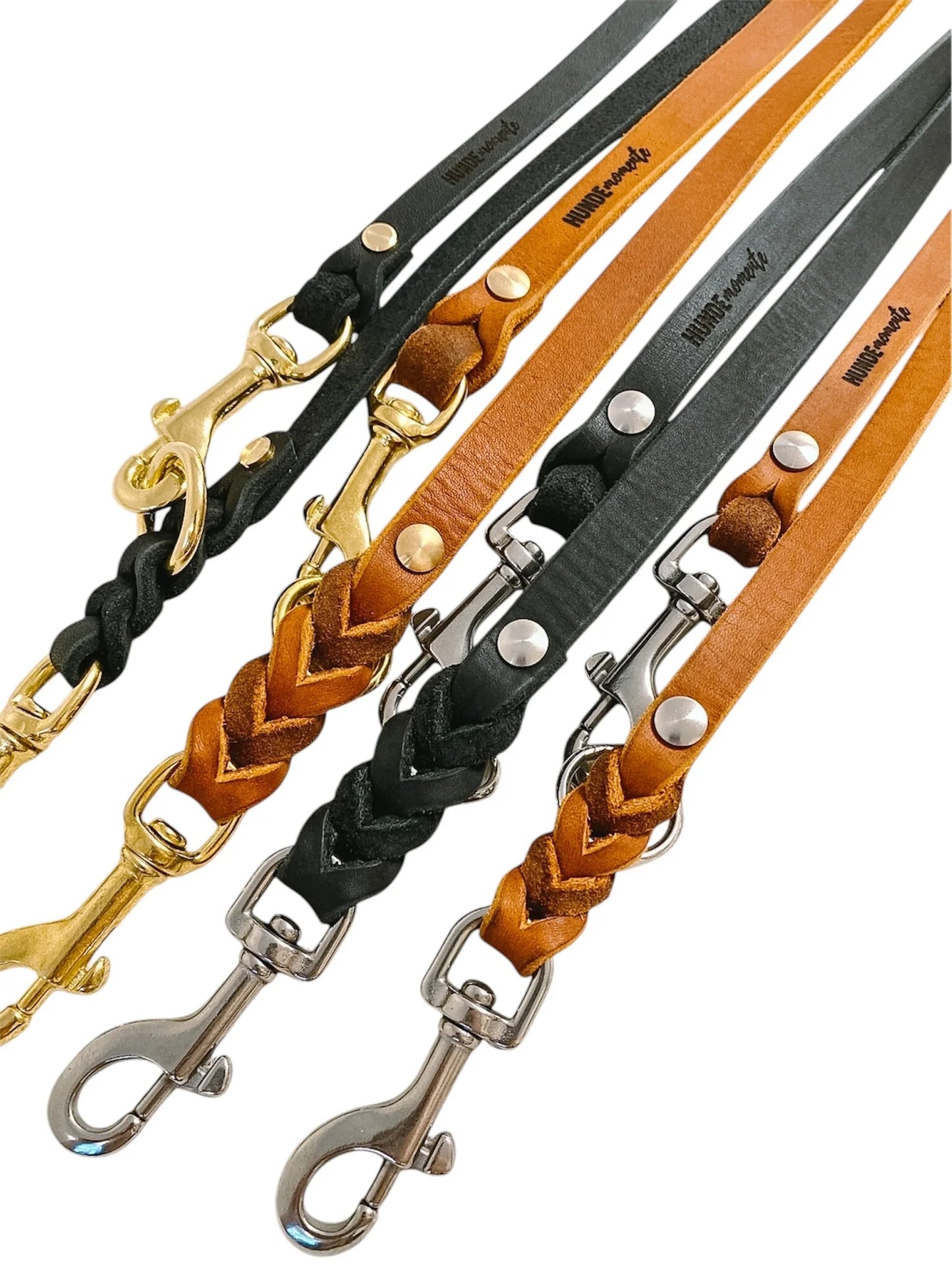 Führleine verstellbar Fettleder swiss made