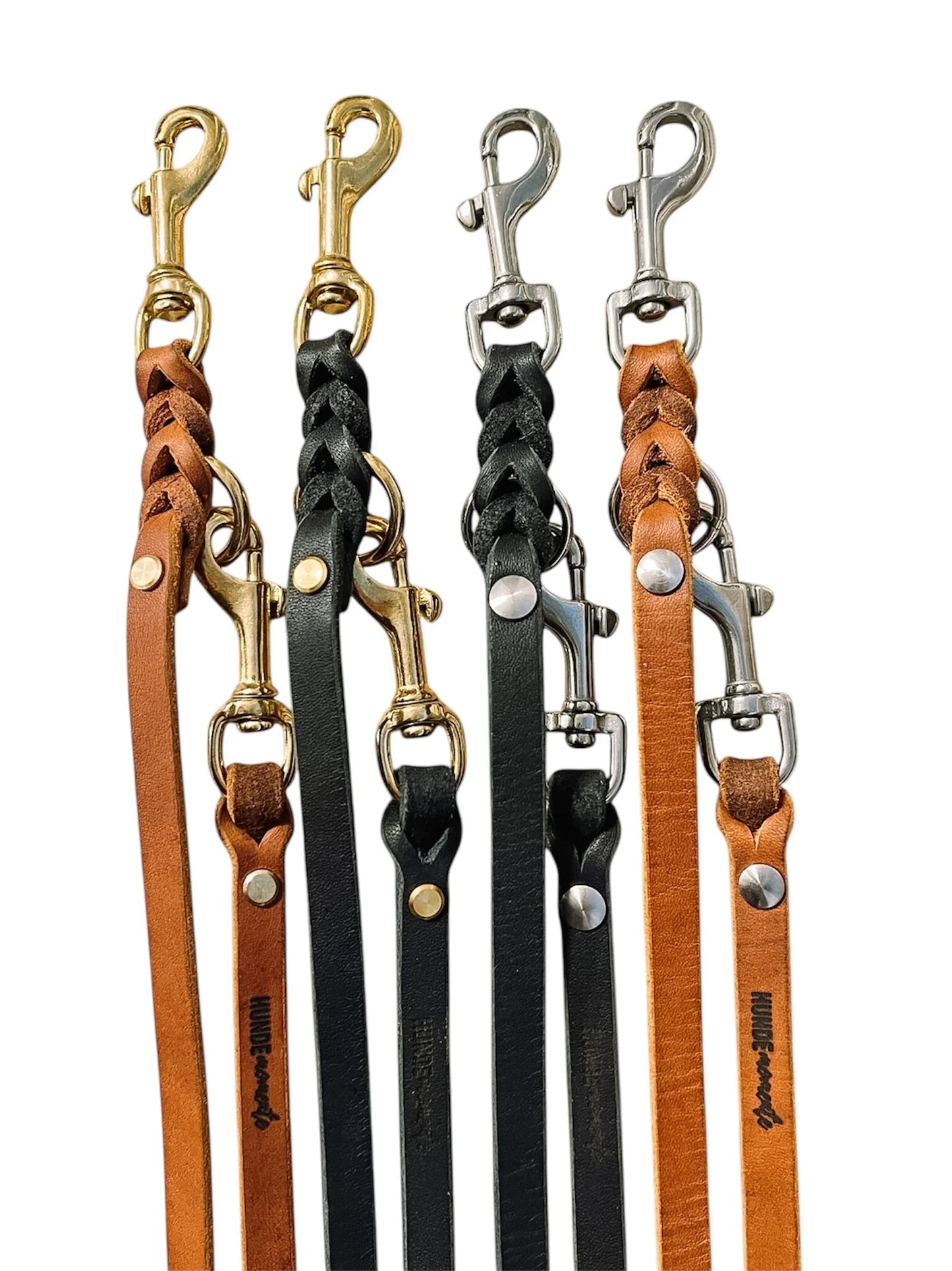 Führleine verstellbar Fettleder swiss made