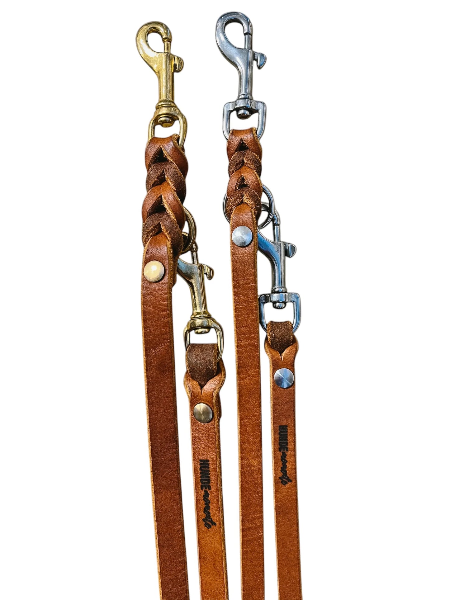 Führleine verstellbar Fettleder swiss made