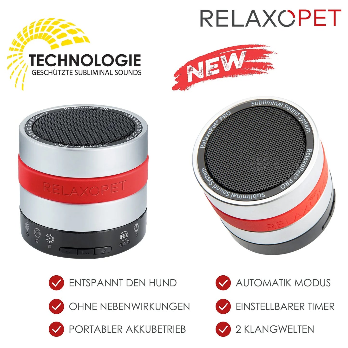RelaxoPet Pro - Tierentspannungs-Trainer für Hunde