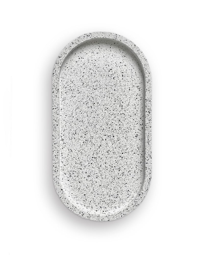 Rough Oval Tray Stone