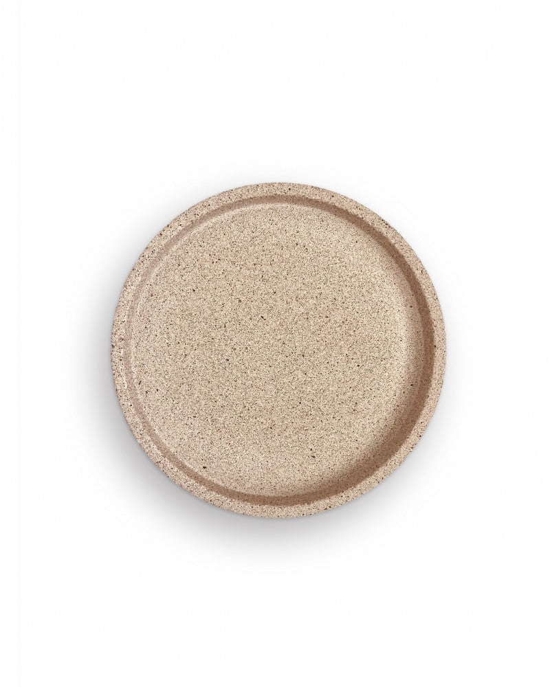 Rough Round Tray Sand