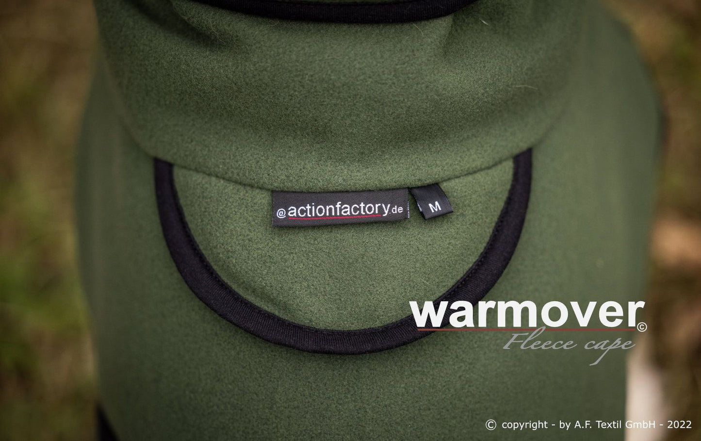Warmover fleece cape