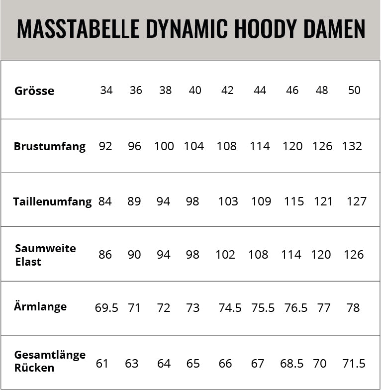 DOGGER-Hoodie-Jacke «Dynamic» Damen