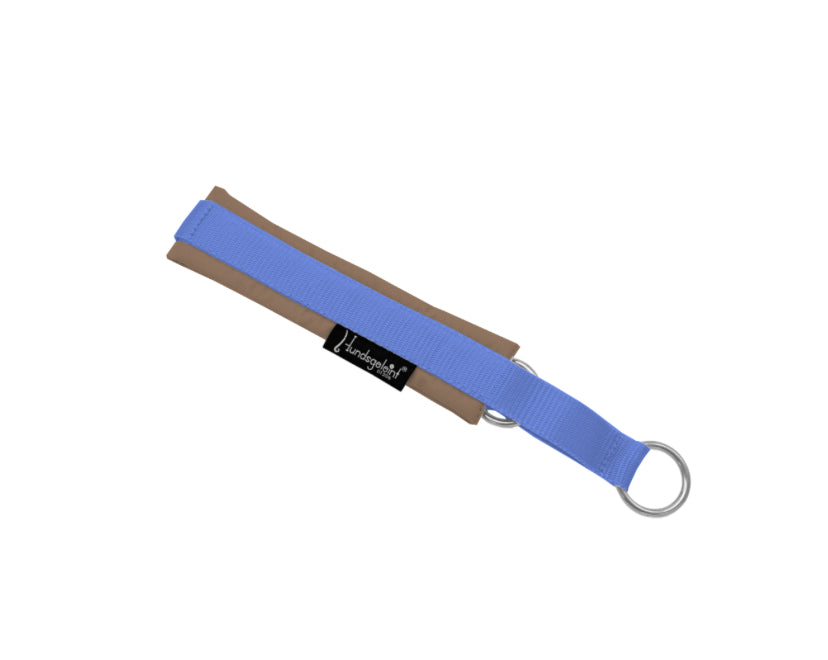 Halsband kornblumenblau Zugstopp