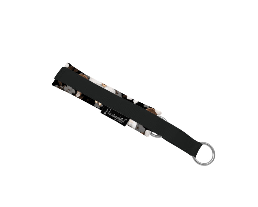 Halsband schwarz Zugstopp