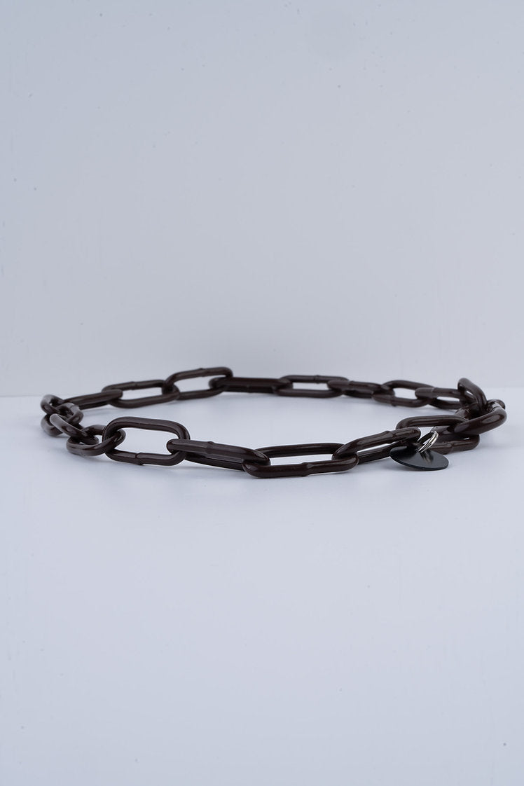 Karabinerkette für Hunde - Langgliedriges Kettenhalsband