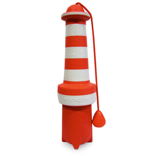 rogz Hundespielzeuge Lighthouse rot/weiss